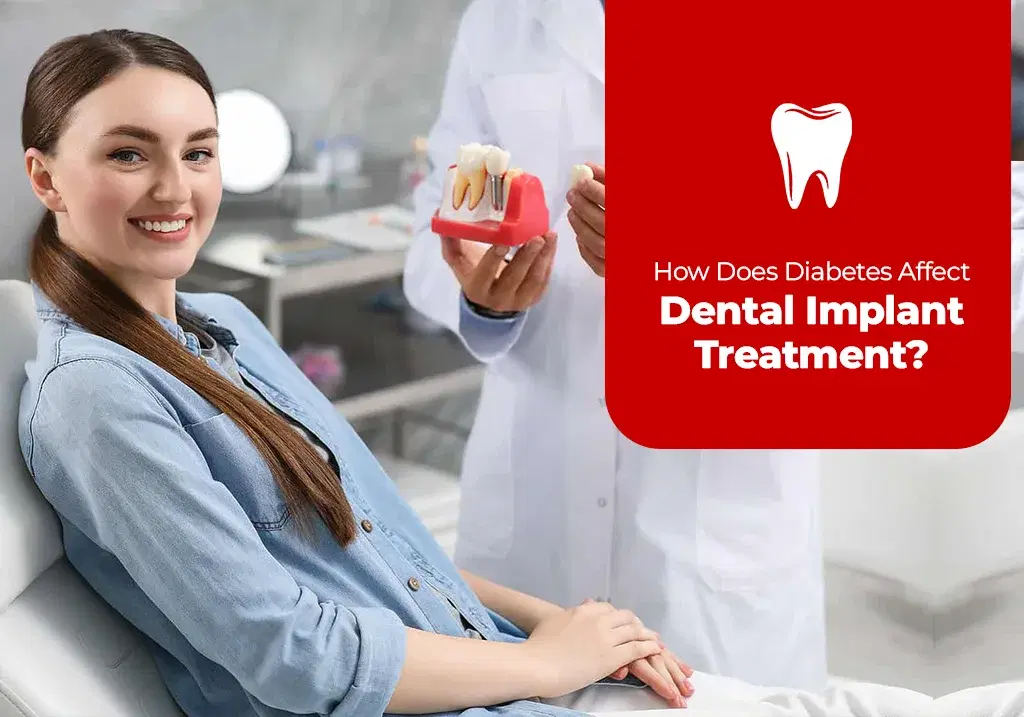 Diabetes may cause dental implant problems. 
