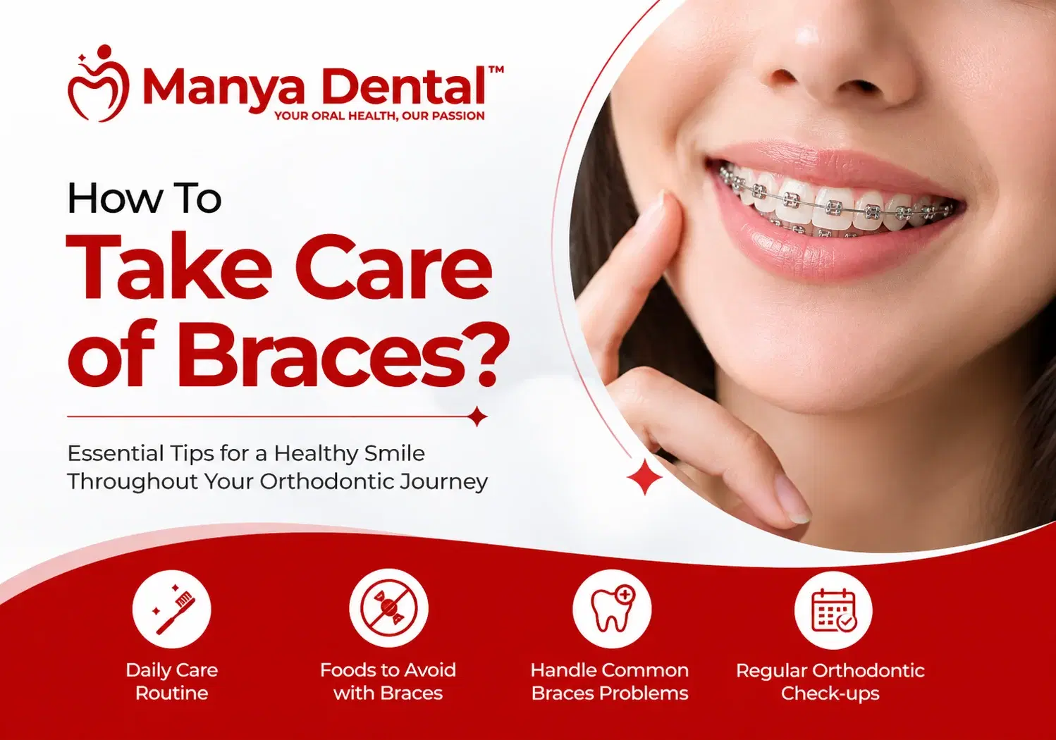 how to take care of braces